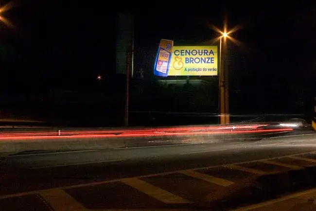 Painel Rodoviário e Front Light Rodovia Anchieta SP-150 Imagem