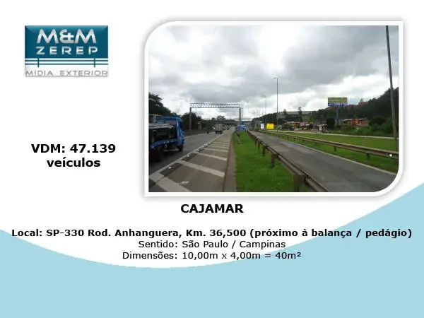 Painel Rodoviário e Front Light Rodovia Anhanguera SP-330 - 1