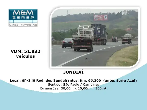 Painel Rodoviário e Front Light Rodovia dos Bandeirantes SP-348 - 4