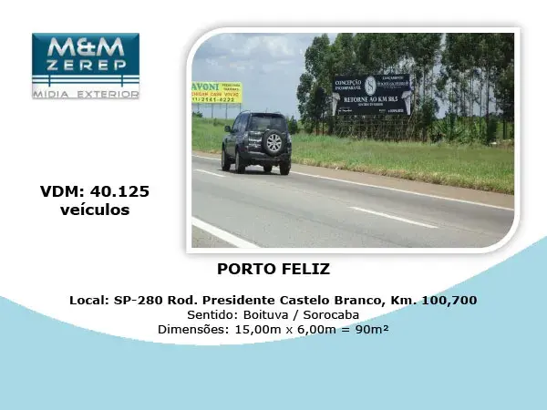 Painel Rodoviário e Front Light Rodovia Presidente Castelo Branco SP-280 - 9