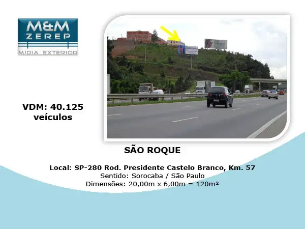 Painel Rodoviário e Front Light Rodovia Presidente Castelo Branco SP-280 - 10